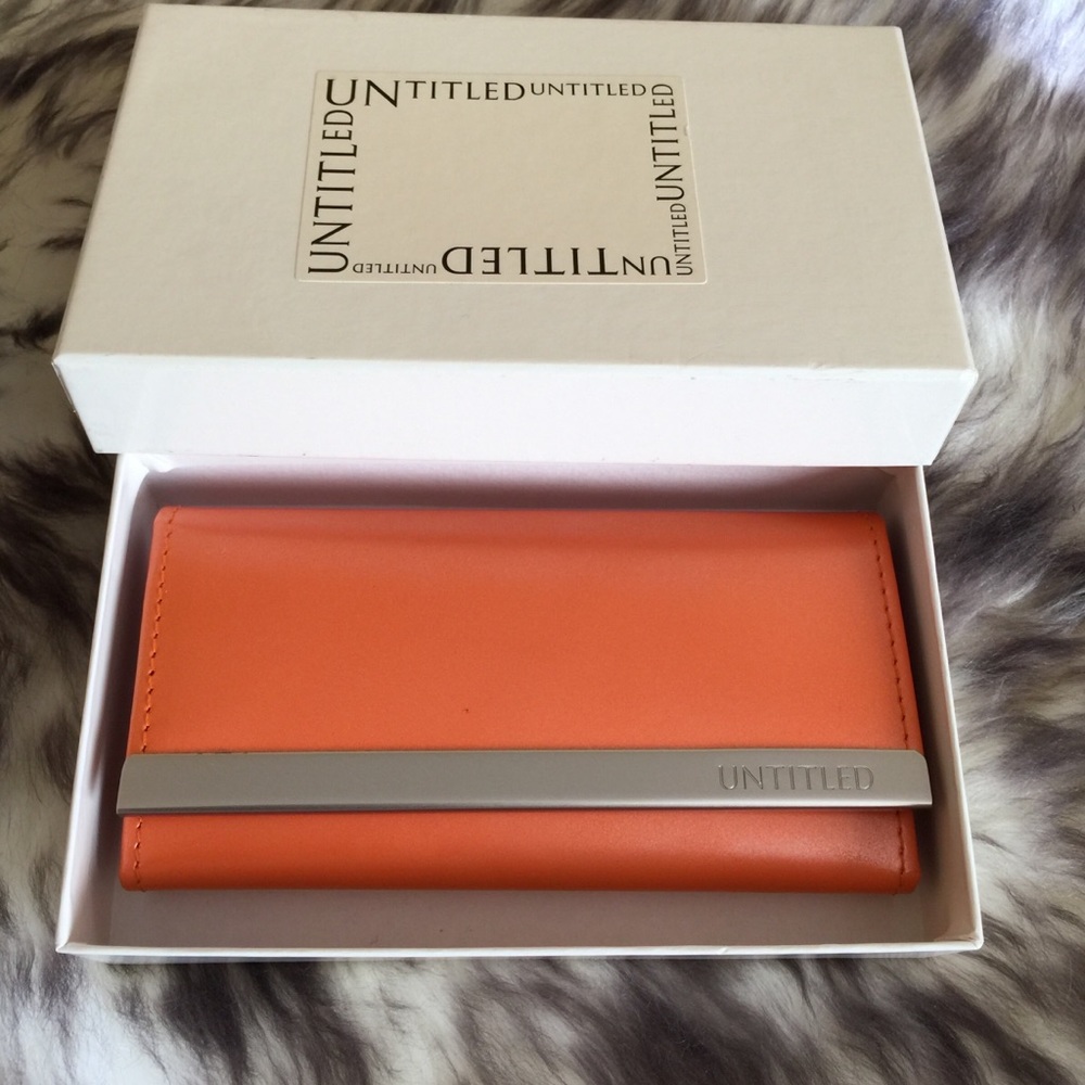 NWT Untitled Japan Leather Key Case Holder